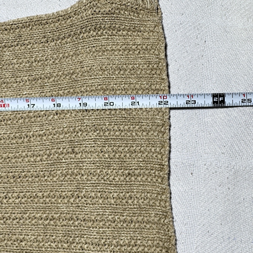 Ralph Lauren Mulberry Silk Knit Sweater Womens Medium Brown Elbow‎ Patch Luxury - Picture 7 of 9